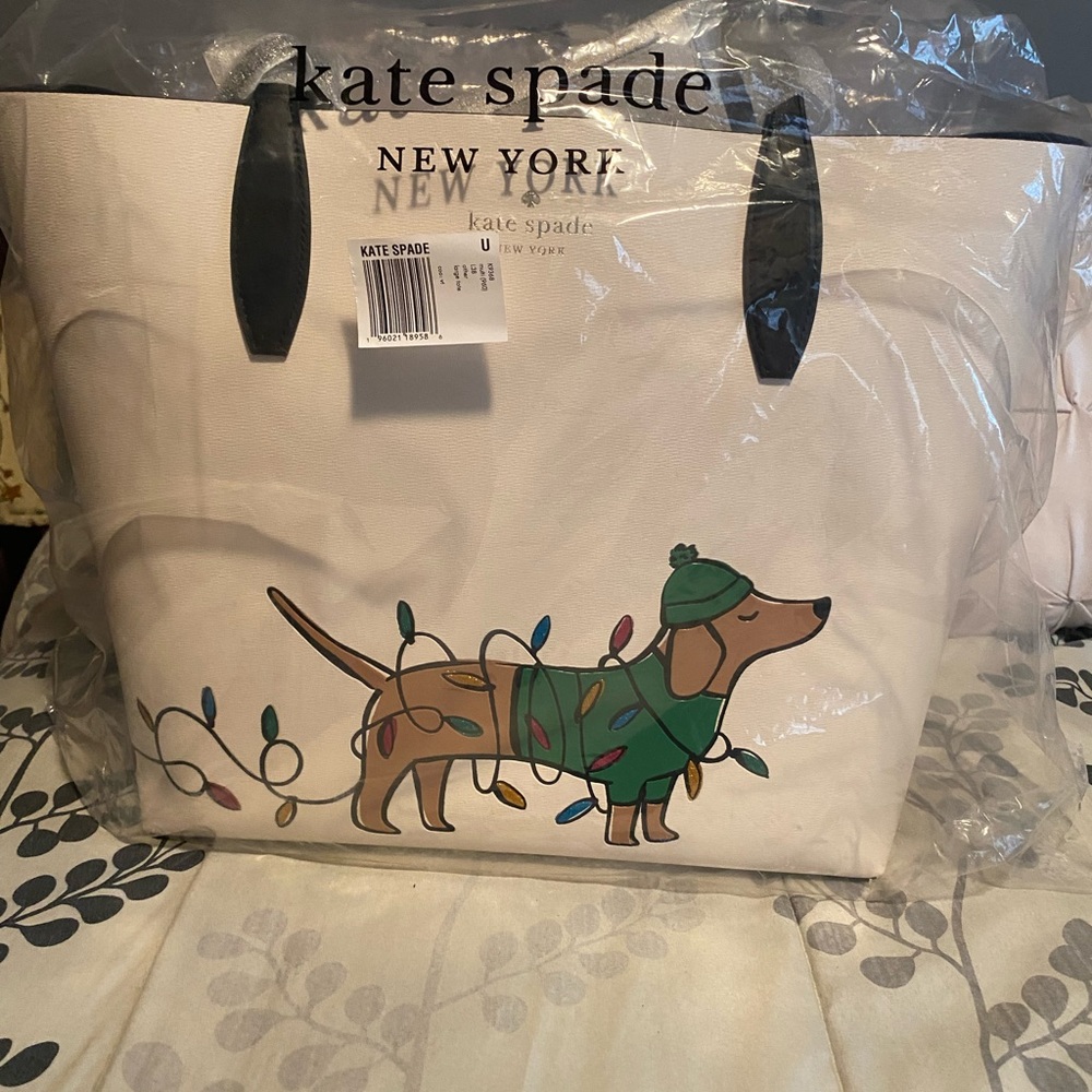 Kate Spade Claude Large Dachshund Tote Reversible